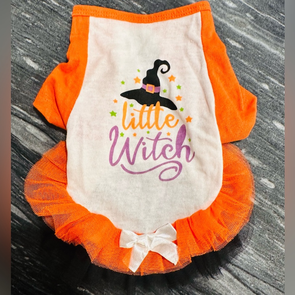 Halloween dog dress